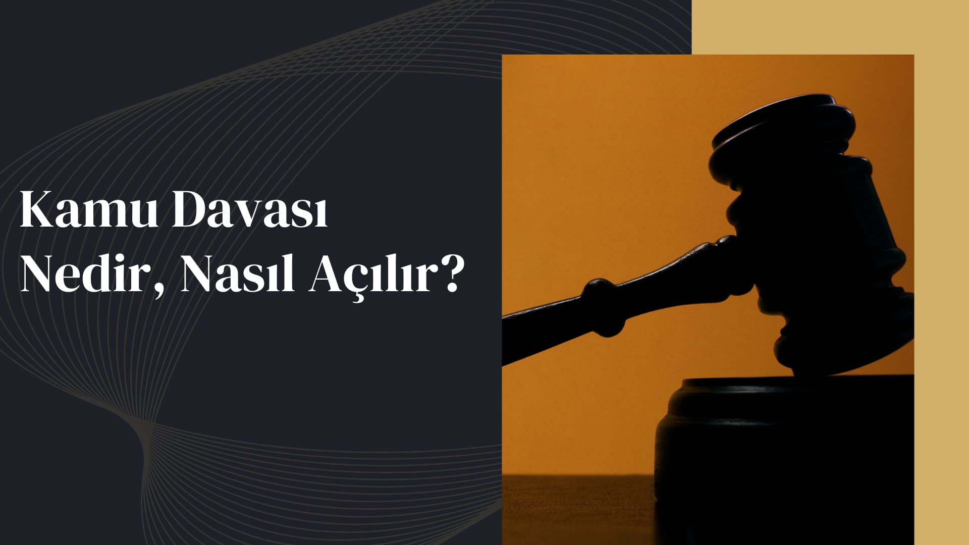 Kamu Davası Nasıl Açılır